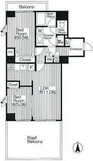 プラザ麻布【5階】の間取り