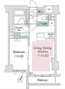 オープンレジデンシア神楽坂若宮町【2階】の間取り