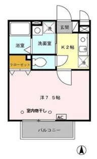神奈川県相模原市緑区町屋2【アパート】の間取り