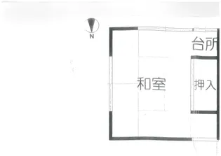 二條荘【1階】の間取り