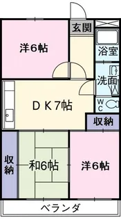 糸与ビル【2階】の間取り