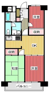 シャルム西川口【2階】の間取り