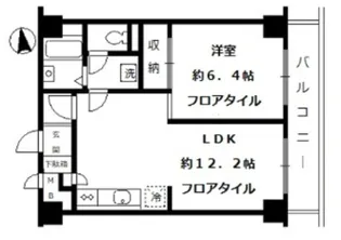 メゾン淀橋【3階】の間取り