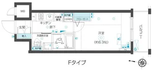 ZOOM椎名町駅前【10階】の間取り