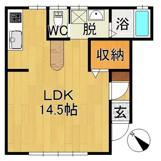 キャトルセゾン【2階】の間取り
