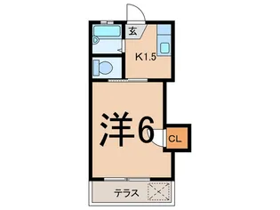 コ-ポあい【1階】の間取り