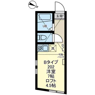 神奈川県横浜市保土ヶ谷区鎌谷町【アパート】の間取り