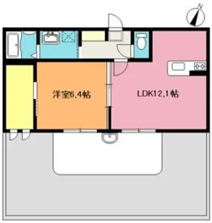 【SHM】ラパンミニョン【1階】の間取り