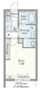 RIS伍番館【1階】の間取り