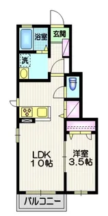 Thistle【1階】の間取り