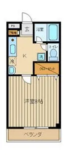 ニューリーブス【3階】の間取り