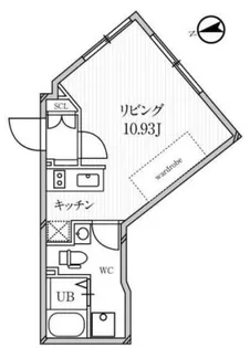 東京都新宿区新宿6【マンション】の間取り