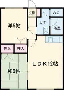 若葉ハイムB【1階】の間取り