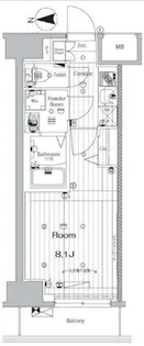 メイクス錦糸町【3階】の間取り