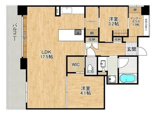 品川戸越パークホームズ【8階】の間取り