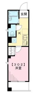 Belle lumiere薬師【3階】の間取り