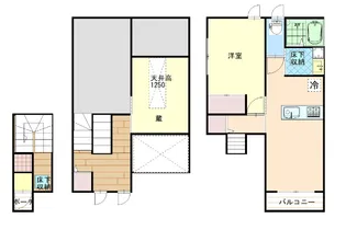 ベルリード村松町【2階】の間取り