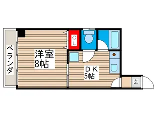 ベルモツインズ【5階】の間取り