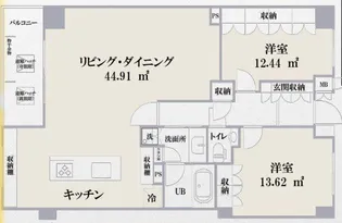 プレノ小石川【5階】の間取り