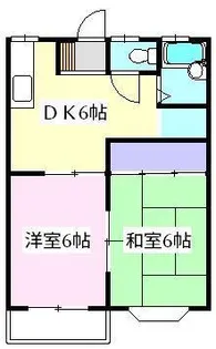 メイプルかわぎし【1階】の間取り