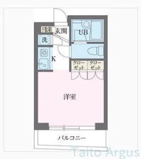パークフロント西新宿【2階】の間取り