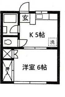 コーポグレース【1階】の間取り