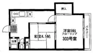 ガーデンヒルズ【3階】の間取り