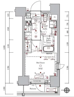 AXAS旗の台【2階】の間取り