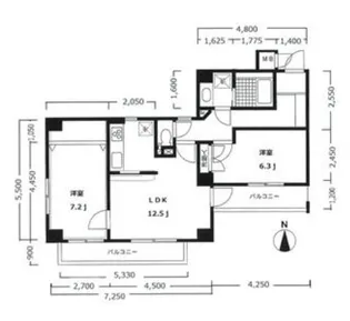 アルページ麻布【3階】の間取り