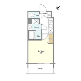 Crane Court Tsurumi【4階】の間取り