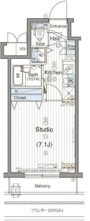 グランド・ガーラ神田【13階】の間取り