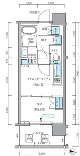 パークアクシス新大橋【7階】の間取り