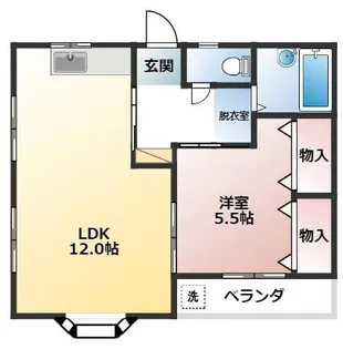 パステルコートフジII【2階】の間取り