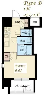 スプランディッド大山【12階】の間取り