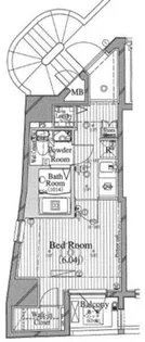 ル リオン牛込柳町【11階】の間取り