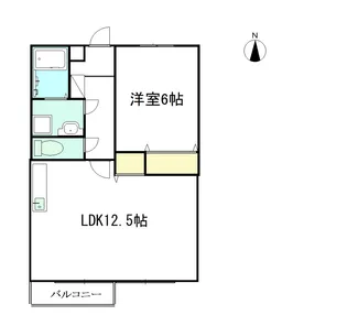 サンビレッジA【2階】の間取り