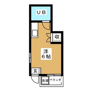 コスモハイツ後藤【1階】の間取り