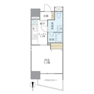 マイプレジール広尾【3階】の間取り