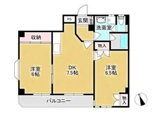 パークハイム東大宮【2階】の間取り