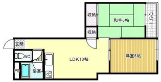 ライズワン南新町【3階】の間取り
