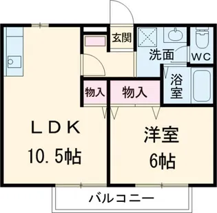ルミエール【1階】の間取り