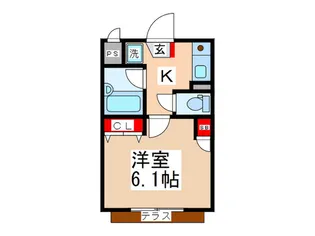 メゾン・ド・ソレイユ【1階】の間取り