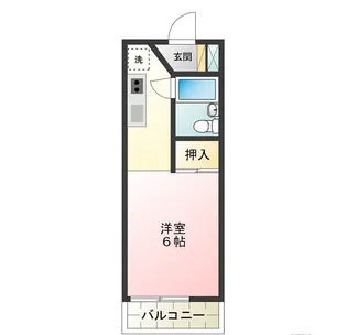 メゾンヴェルト【2階】の間取り