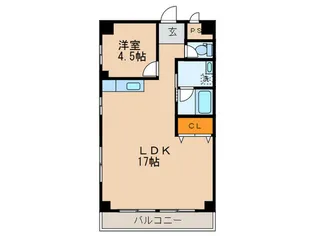 第3フクマルビル【4階】の間取り