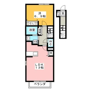 ノーヴァ【2階】の間取り