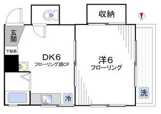吉野ハイム【5階】の間取り