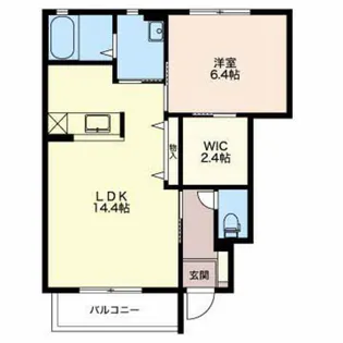 メゾンフォルテ【1階】の間取り