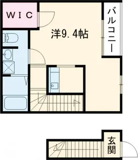 バーン・タイ【2階】の間取り
