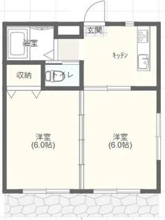 レジデンス伊興【1階】の間取り