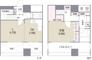 The CROSS-mentの間取り